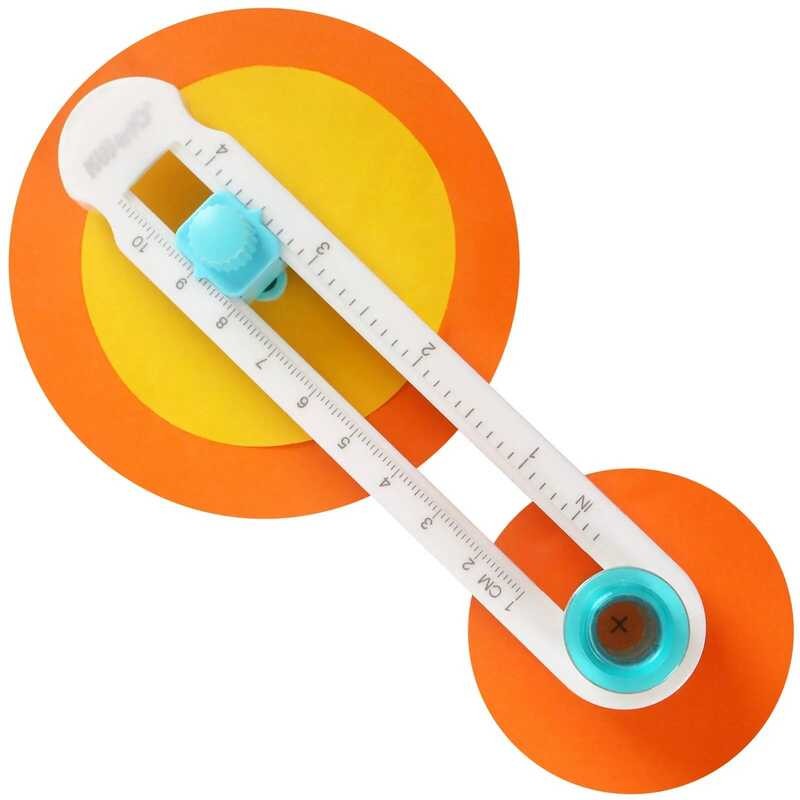 

Lingkaran Alat untuk Kerajinan Kertas Circe Pemotong Putar Diameter Pemotongan yang Dapat Disesuaika