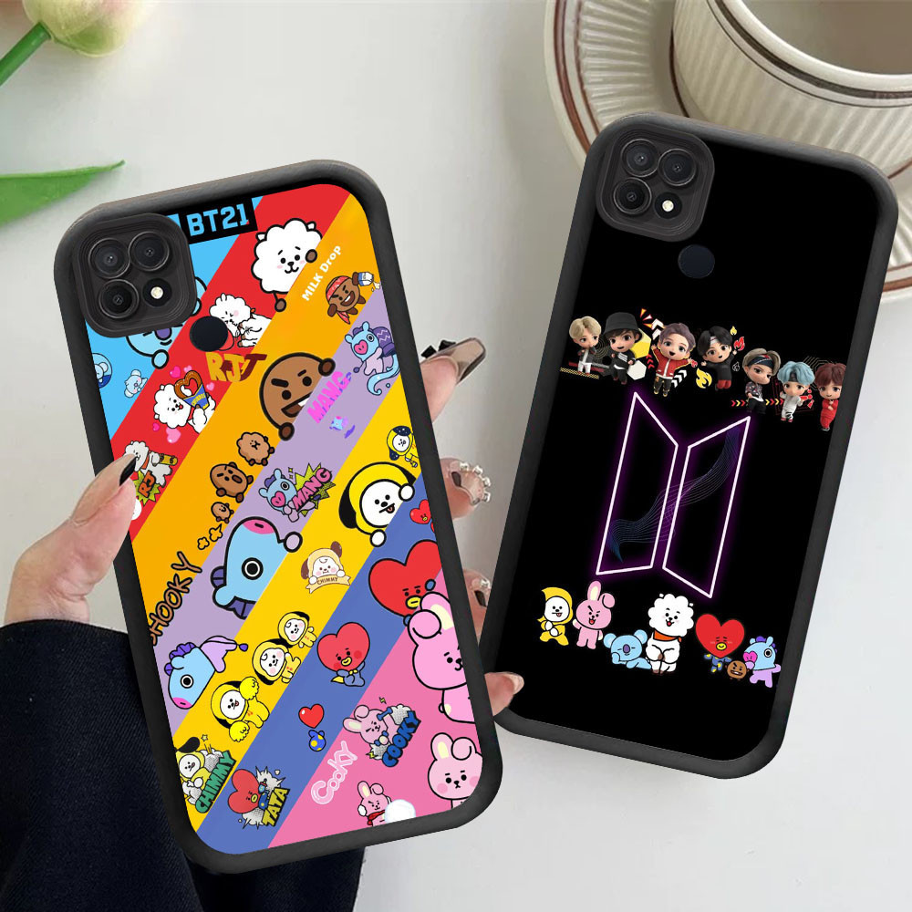 YB-5 BTS Shockproof Casing untuk Xiaomi Redmi 9C 11A 12C 10C NFC POCO C55 C31