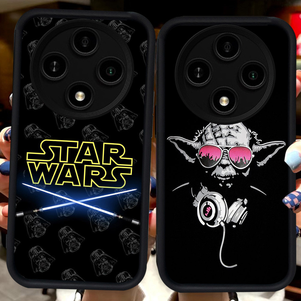 Hitam Casing untuk Xiaomi Redmi POCO X3 NFC 14C C75 A3 X7 Pro C61 A3X 5G H4 Star War