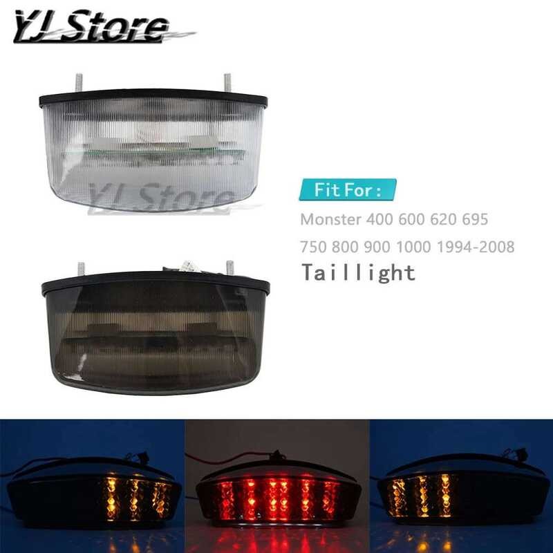 Untuk Cocok Ducati Monster 400 600 620 695 750 800 900 1000 1994-2008 Sepeda Motor Lampu Belakang Re