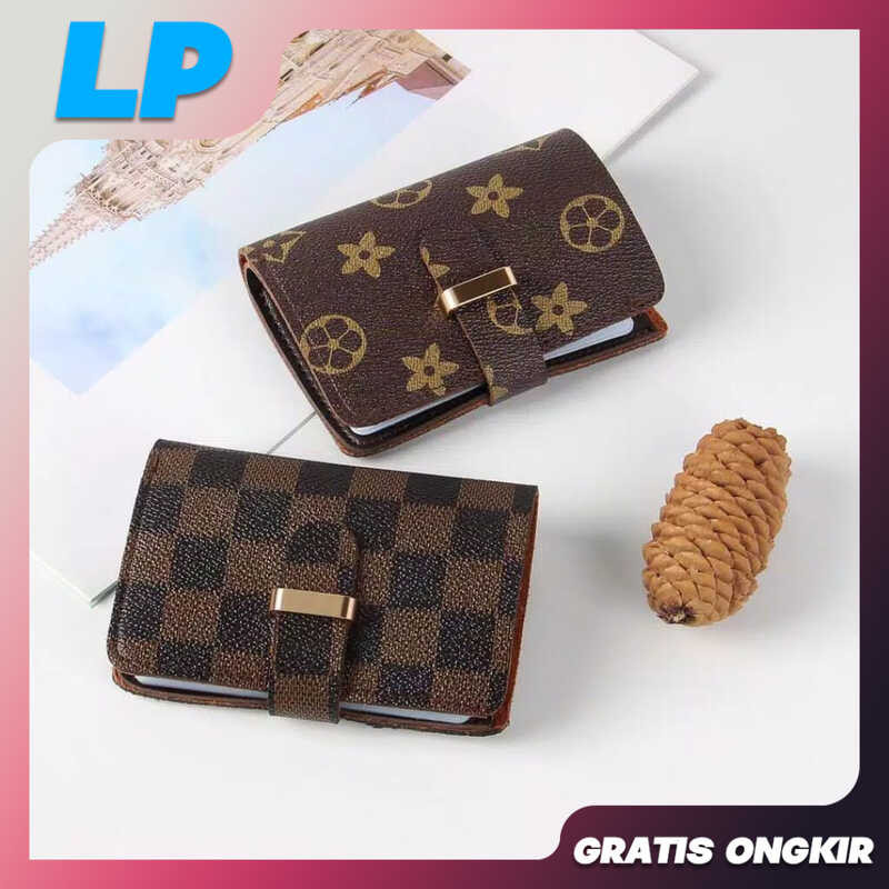 LAAPAKA DOMPET KARTU LV LIDAH DOMPET IMPORT WANITA MURAH DOMPET KARTU CARD