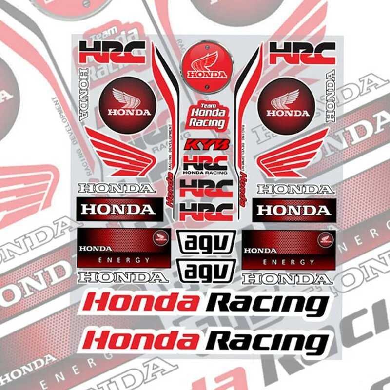 Mobil Stiker Listrik Honda Tahan Air Pelindung Matahari Stiker Helm Reflektif Modifikasi Sepeda Moto