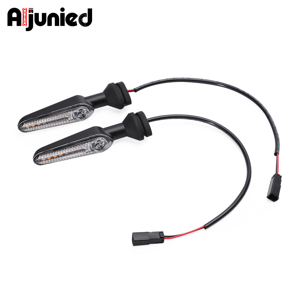 Cocok untuk Ducati Monster Streetfighter Hacker Rapid Tour Sein LED Belakang Mengalir Lampu Indikato