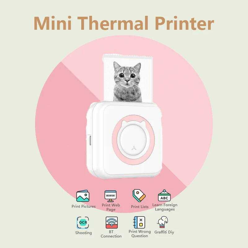 

Stiker C15 Label Termal Mini Warna-warni Kertas Perekat Diri Untuk Printer Foto Tanpa Tinta Bluetoot