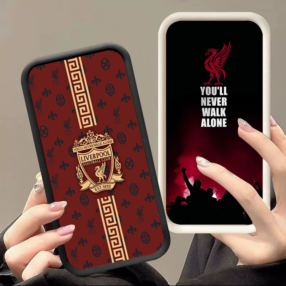 YB-15 Liverpool Football Shockproof Casing untuk Samsung A55 A54 M15 S25 S24 S21 FE Ultra