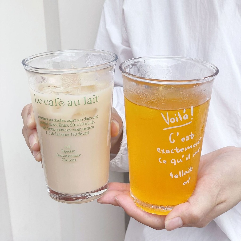 Gelas  inswind Korea gaya kaca bernilai tinggi kopi umum ekstrak dingin rumah perempuan Antikair gro