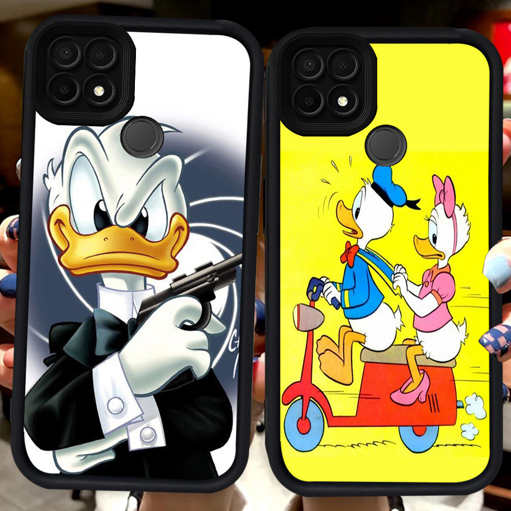 Hitam Casing untuk Realme C20A C12 8S C15 Narzo 30A 20 C21 C25Y 8 C25 C21Y C20 C11 C25S Pro 5G H128 