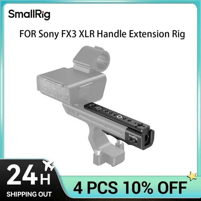 SmallRig Cage Kamera FX30 XLR, Ekstensi Pegangan Rig untuk Sony FX3 XLR MD3490