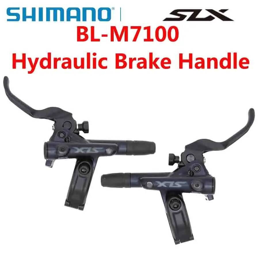 ung Sepeda SHIMANO SLX BL Kiri Kanan M7100 Suku Cadang BL-M7100 Tuas Rem Cakram Hidrolik -