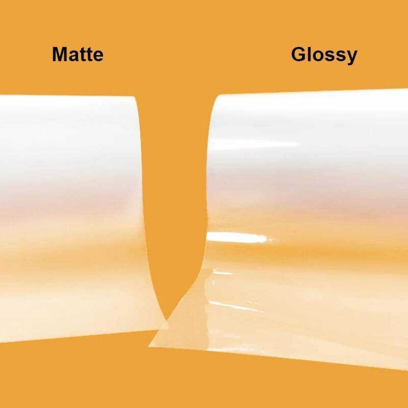 

Rol 1 Laminasi Glossy 17.3inchx656ft (0.44x200m) Film Panas UV Luster untuk Kertas dan Foto ()