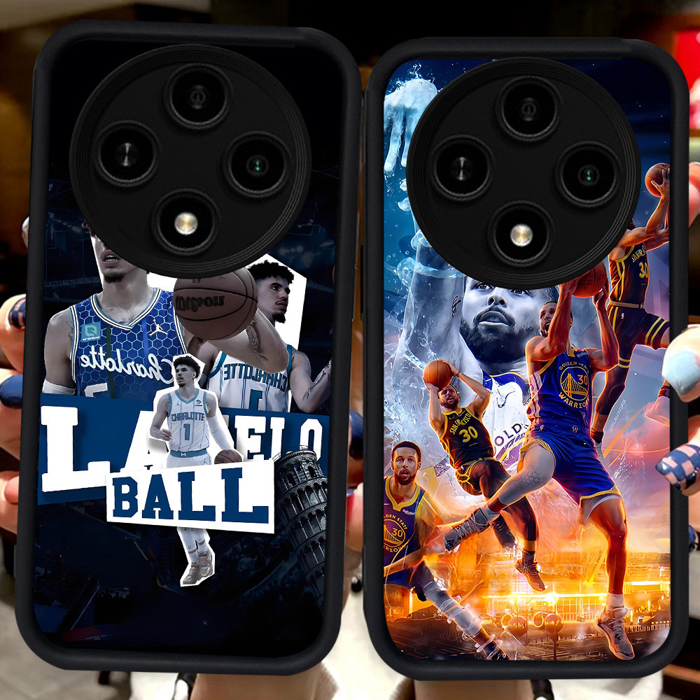 Hitam Casing untuk Xiaomi Redmi POCO X3 NFC 14C C75 A3 X7 Pro C61 A3X 5G H106 Basketball Star