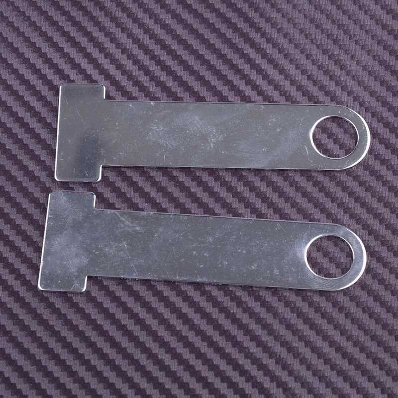 Pasang 1 Ekstensi Kunci D-Ring Tali Helm Stainless Steel Cocok untuk Honda Goldwing GL1500 GL1200 GL