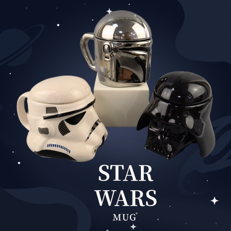 Mug Star Wars Rebels Mug Black Samurai Putih Star Wars