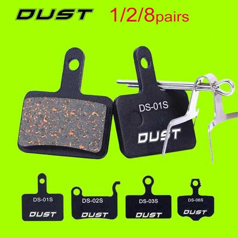 Papan 1/2/8Pasang Rem Hidrolik Sepeda Semi-Metal untuk Sepeda Gunung MTB Bagian untuk SHIMANO XT XTR