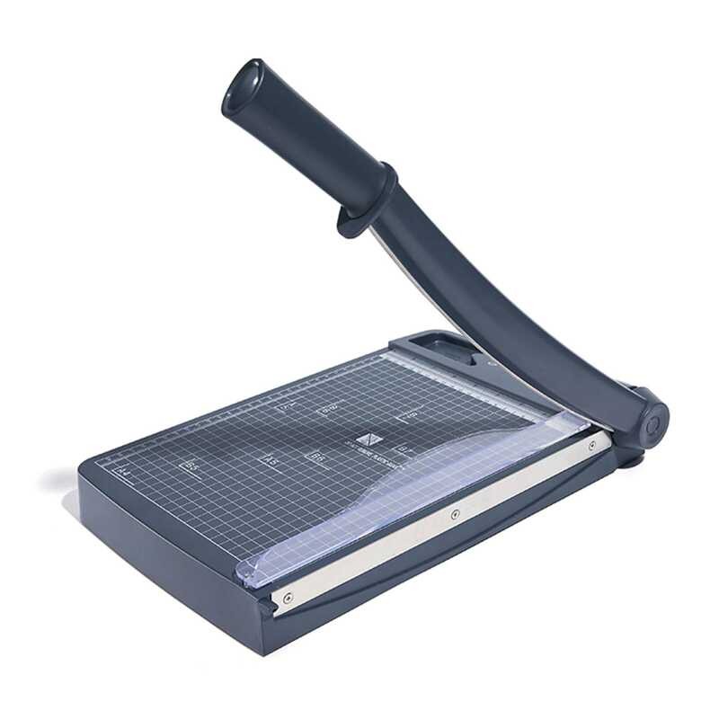 

Mini JIELISI Trimmer Guillotine A4 Panjang Potong Kertas Desktop dengan Kepala Pemotong Keamanan