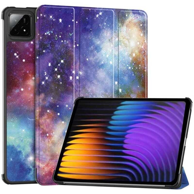 Tablet Casing 5/5 6/6 11 inci Lipat Kulit PU Penutup Pintar Untuk Xiaomi Pad 7 Pad7 Pro 2024 11.2 in