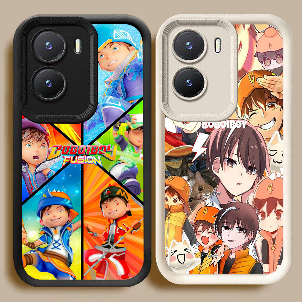BI73 Boboiboy Casing untuk VIVO Y35 Y15a Y15s Y22s Y22 5G Putih Hitam