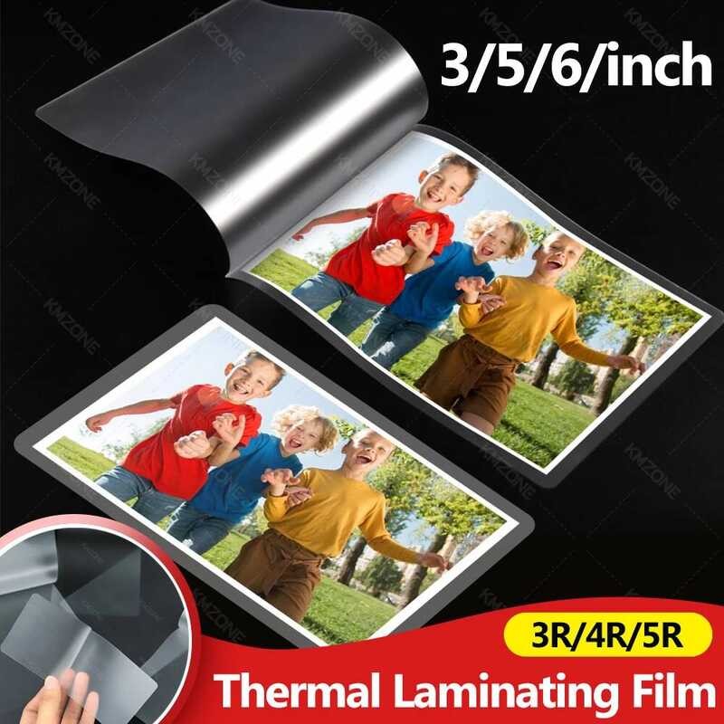 

lembar 100 80Mic Laminasi 3R 4R 5R 3/5/6/inch PET EVA Plastik Jernih untuk Film Laminator Panas Gamb