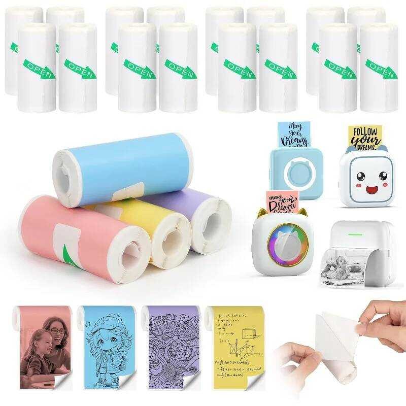 

Termal Kertas Lengket untuk Stiker Foto M02/T02/M02S Printer Mini Pocket 57mm