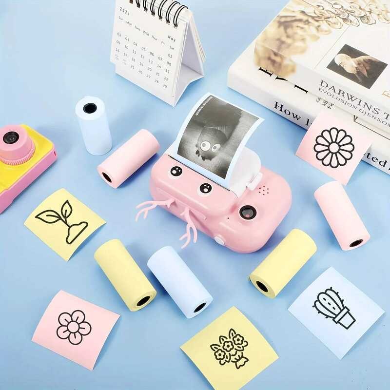 

Label Printer Mini Berwarna yang Dapat Dicetak 57 X 25mm Gulungan Kertas Termal Sensitif Panas