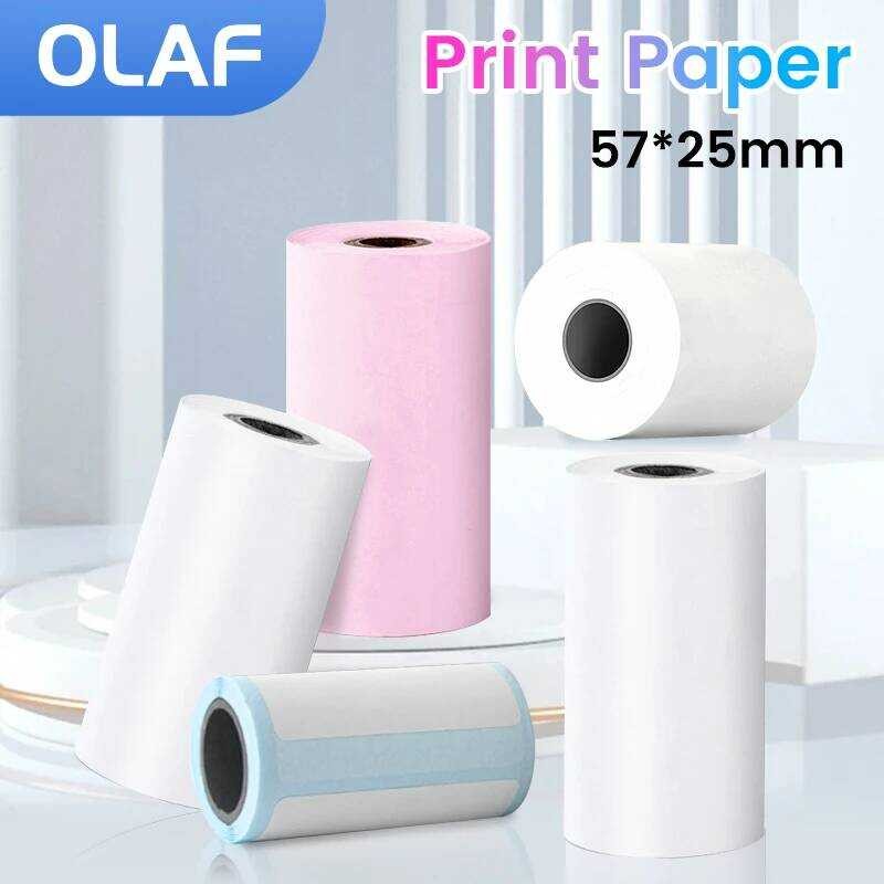 

Stiker Rolls Termal 57x25MM Untuk Printer Mini Kamera Portabel Cetak Instan Anak Kertas Cetak Self-a