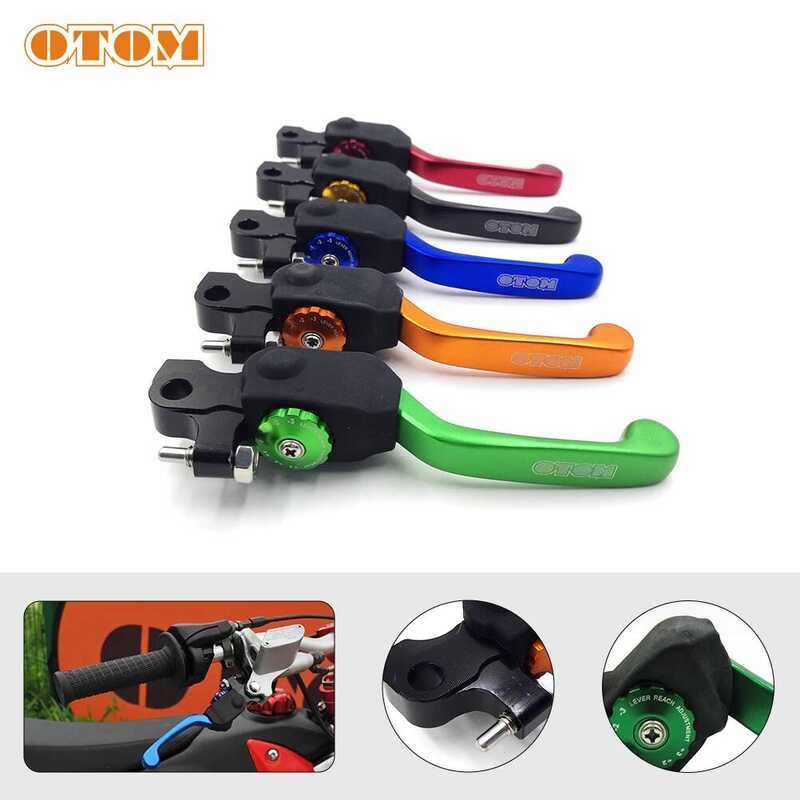 Gagang OTOM Sepeda Motor Modifikasi CNC 7 Gigi Adjustable Lipat Tuas Rem Depan Untuk KAYO T6 T4 K6 N