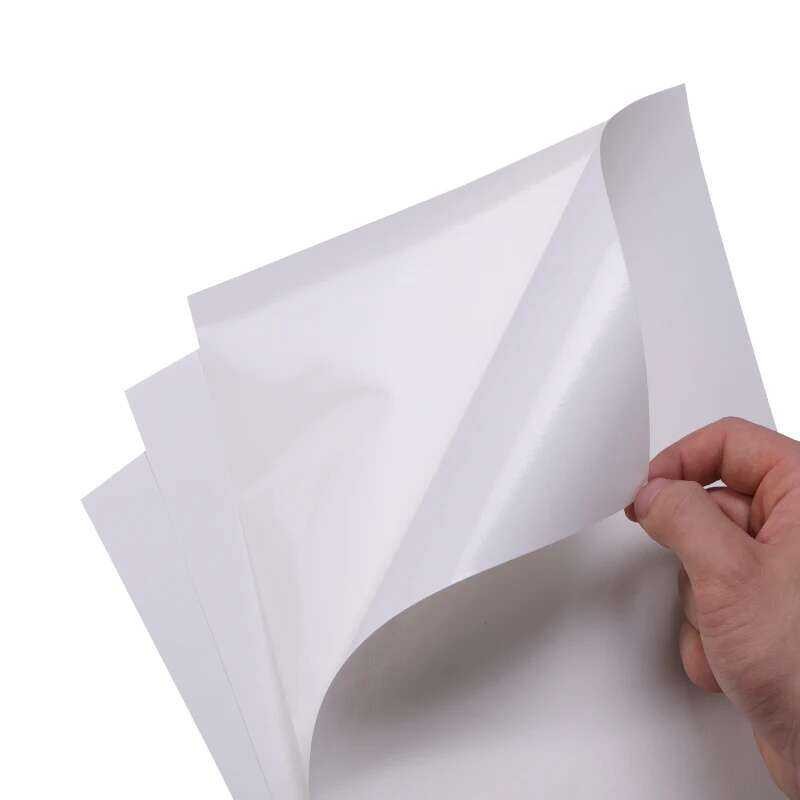 

Lembar 10 PVC Tahan Air, Stiker Label Vinyl Kertas Inkjet A4 Air,