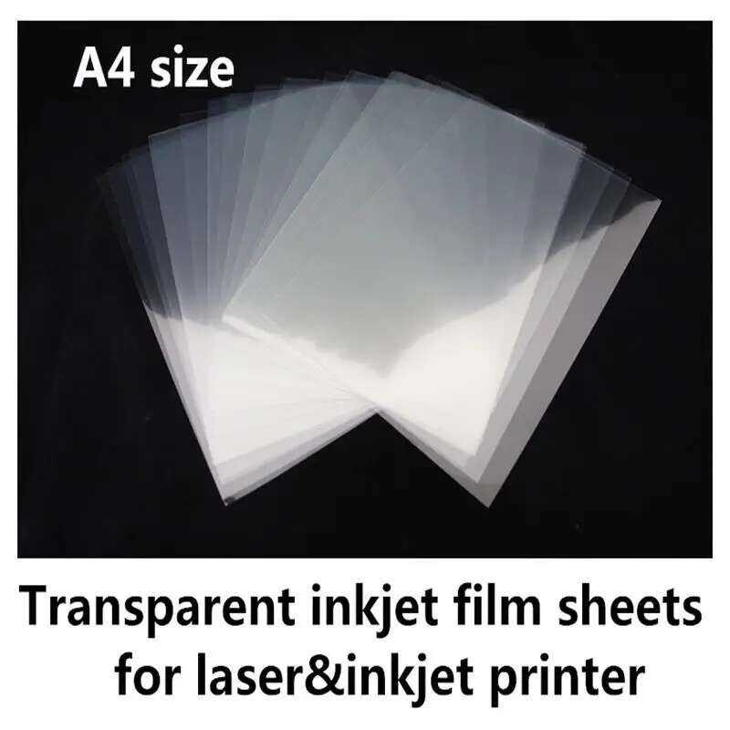

film Kertas transparan ukuran A4 100% untuk printer inkjet & laser 100% &