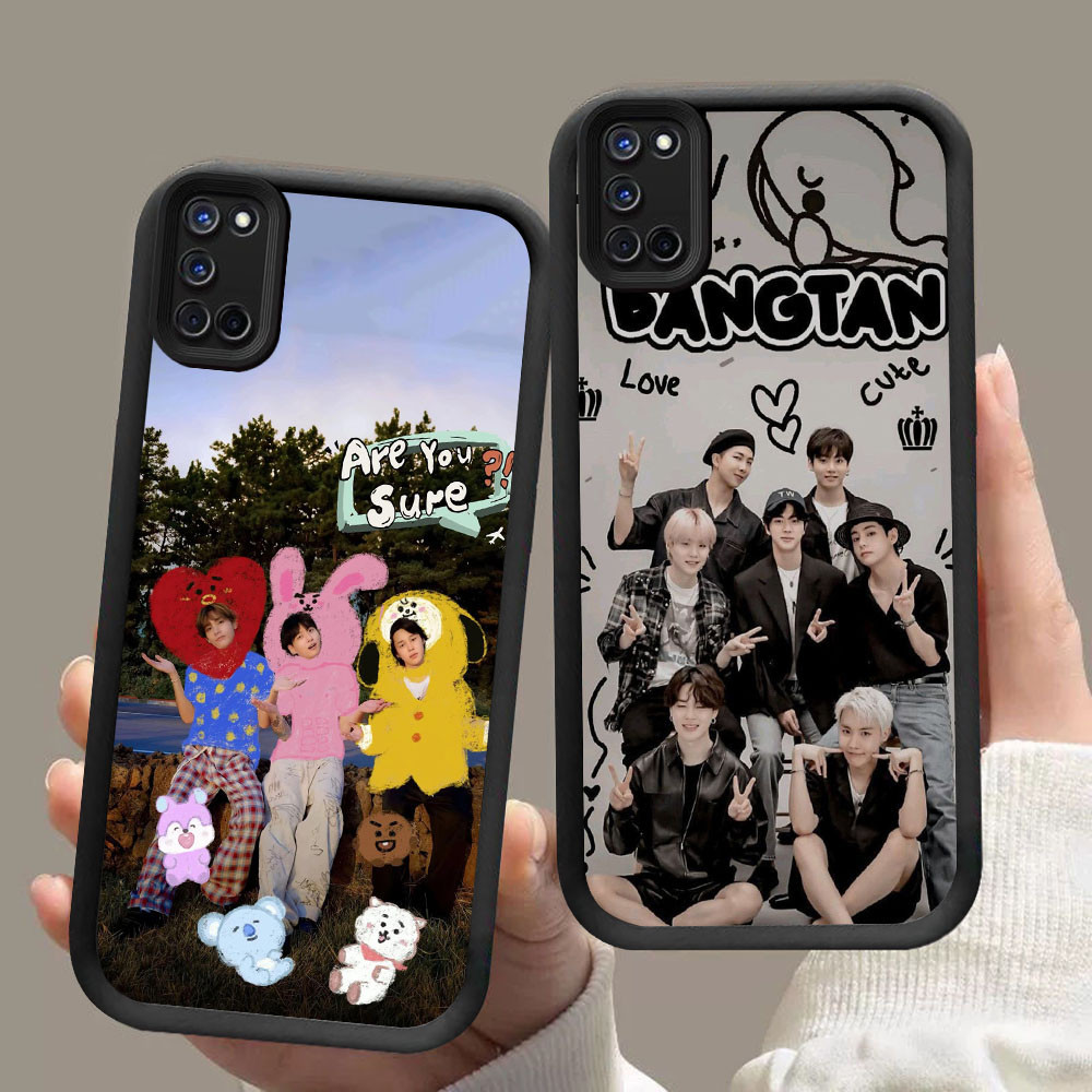 DF-24 BTS Boy Luxury shockproof Casing untuk OPPO A92 A52 A72 A55 A74 A95 A94 F19 F19S