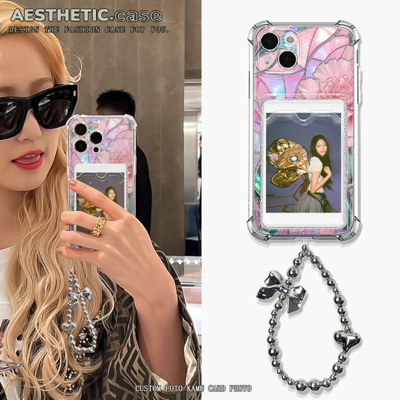 Garskin Softcase card photo slot kartu for iphone 13 11 14 6 6s 6SPLUS 6PLUS 7 8 7plus 8plus x xs xr