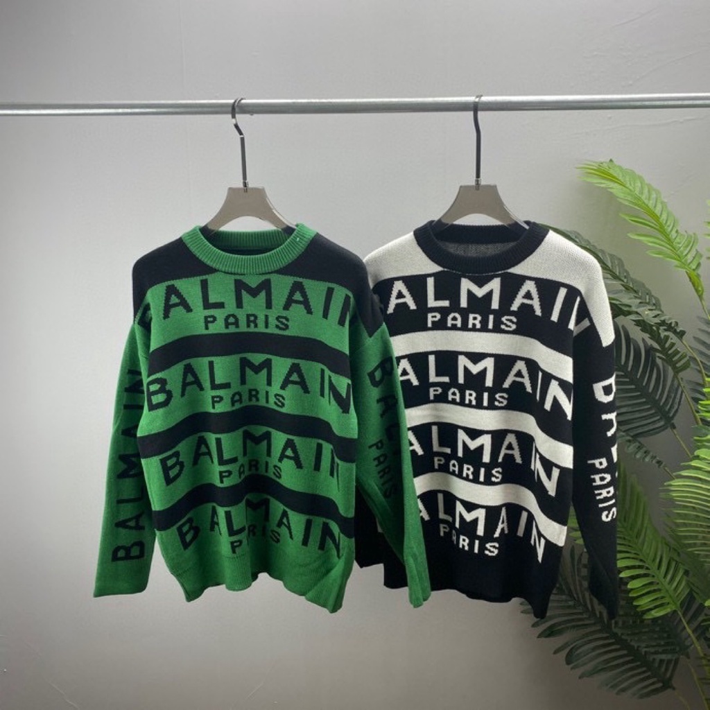 [ New Trend ] Sweter Pria Import  Musim gugur dan musim dingin Bal Baru Woolen Sweater Sweater Men's