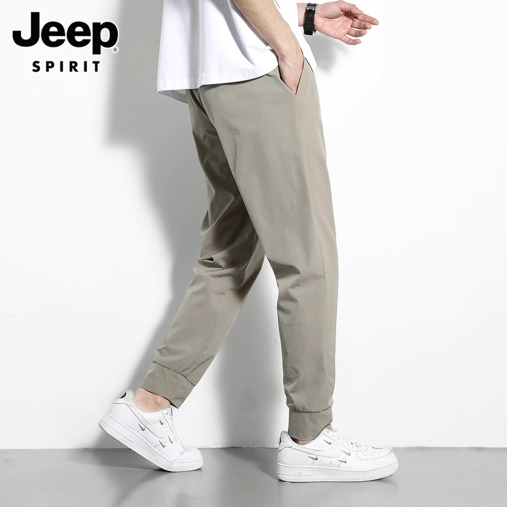 Jeep linen celana separuh