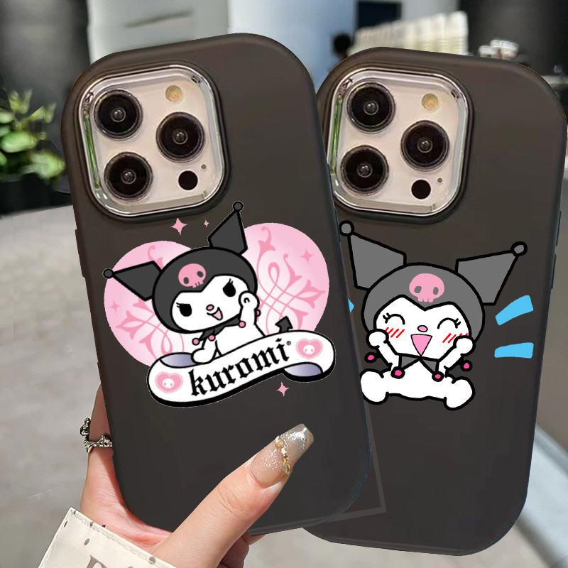 O-60 K-Kuromi Hitam Silikon Casing untuk Realme 11 Pro C11 N53 C55 C67 C65 C63 C61 Note 50