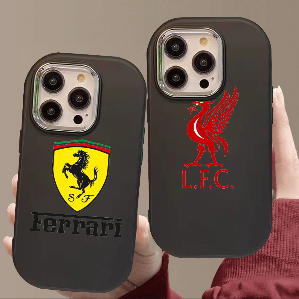 O-35 L-liverpool Hitam Silikon Casing untuk Realme 11 Pro C11 N53 C55 C67 C65 C63 C61 Note 50