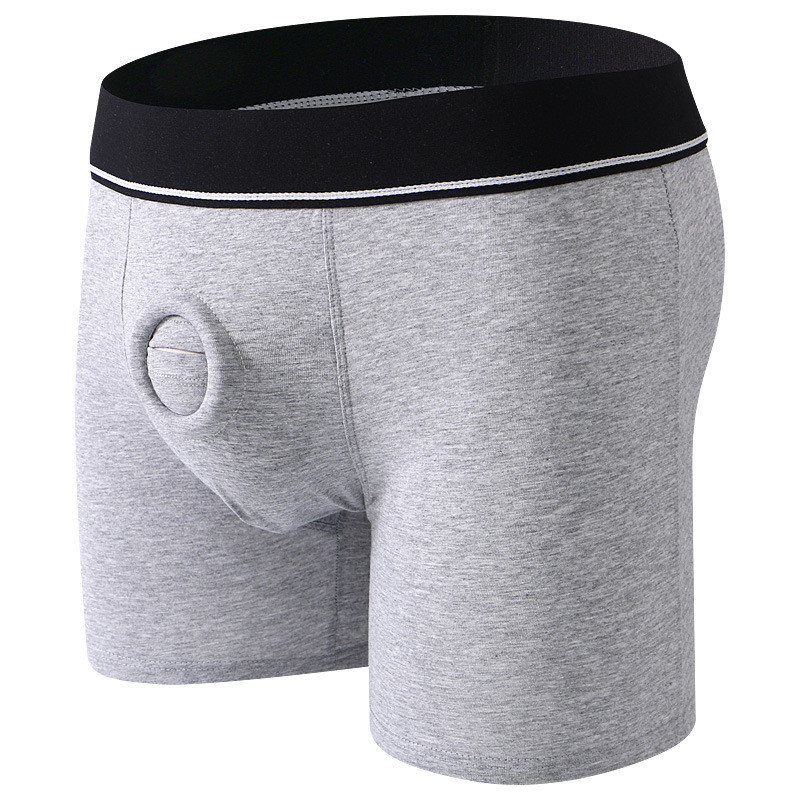 Celana Dalam Pria Boxer Briefs  Seksi sudut menggoda celana lembut laki-laki perempuan dengan tas ro