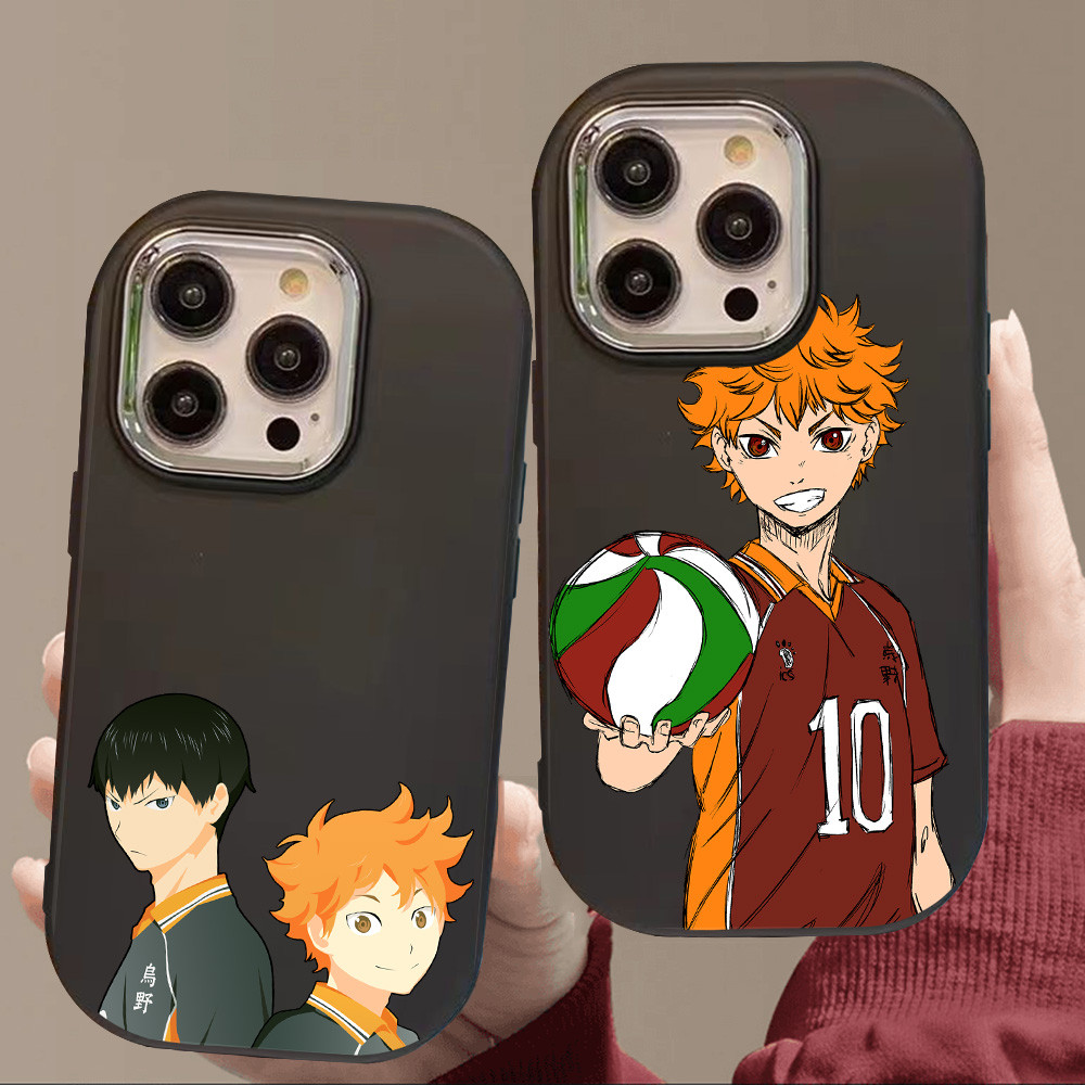 O-2 Haikyuu Hitam Silikon Casing untuk Realme 11 Pro C11 N53 C55 C67 C65 C63 C61 Note 50