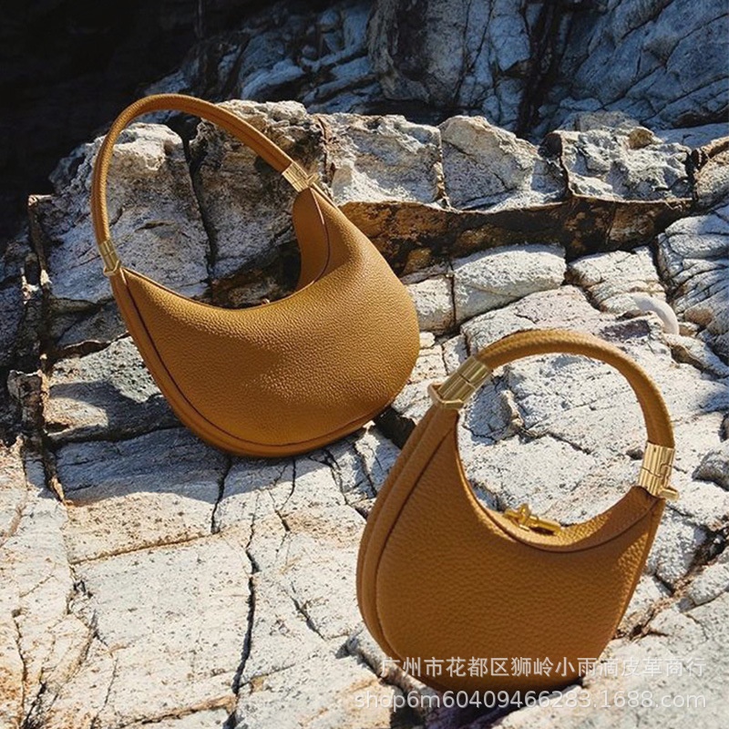 Tas Wanita Gaya Korea  Song Songmont Medium Moon Bend Bag Wanita Song Moon Bag Moon Teeth Bag Handhe