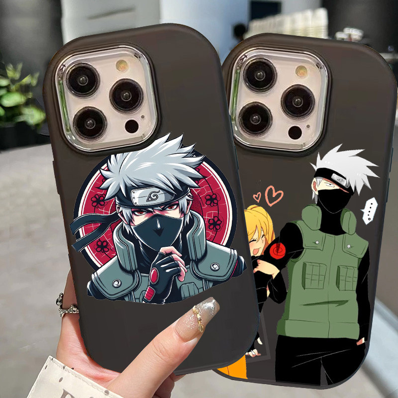 O-37 Naruto Kakashi Hitam Silikon Casing untuk Realme 11 Pro C11 N53 C55 C67 C65 C63 C61 Note 50