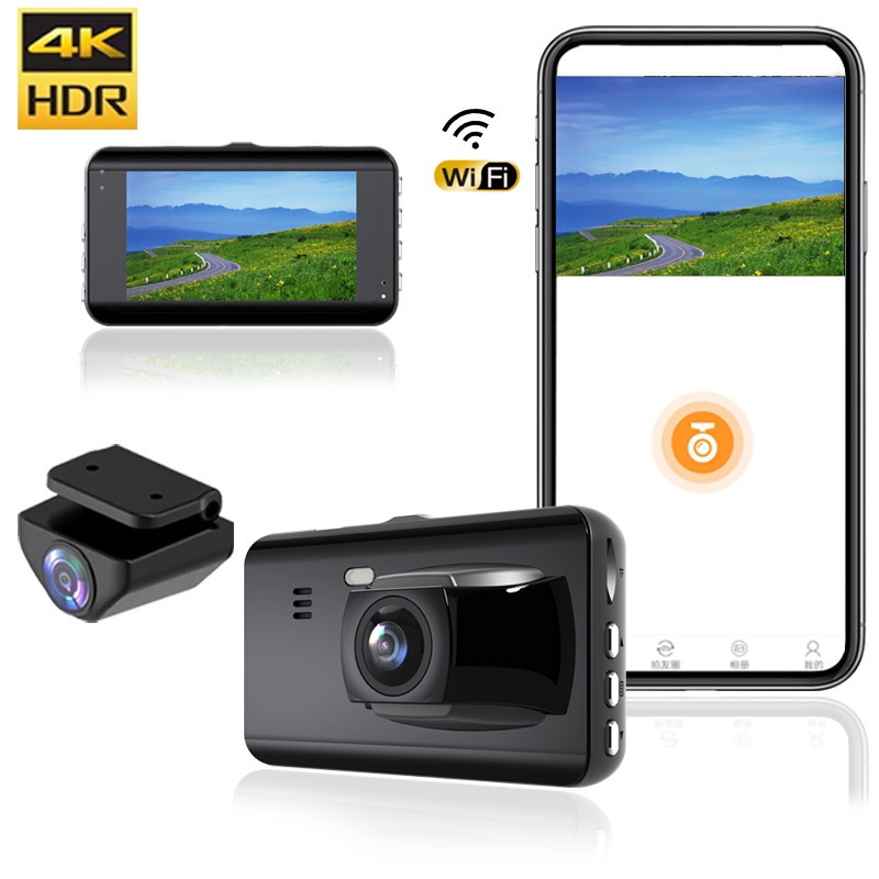 Dashcam Mobil Kamera mobil kamera Dash rekaman 2k 4k