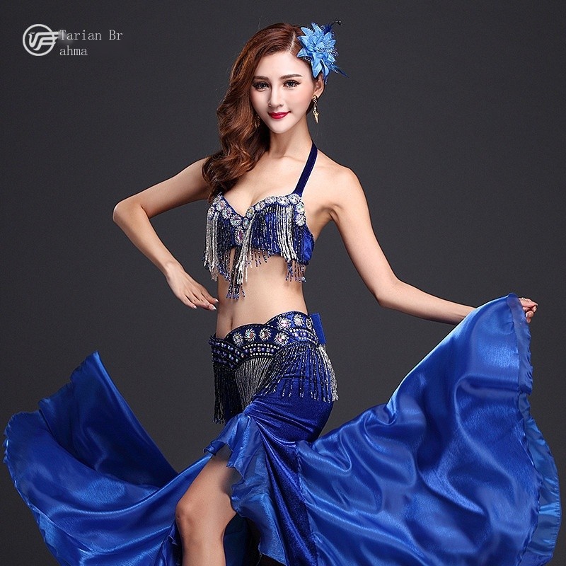 F Van Dance Belly Dance Clothing Summer Belly Dance Practice Performance Performance Dance Set Indi