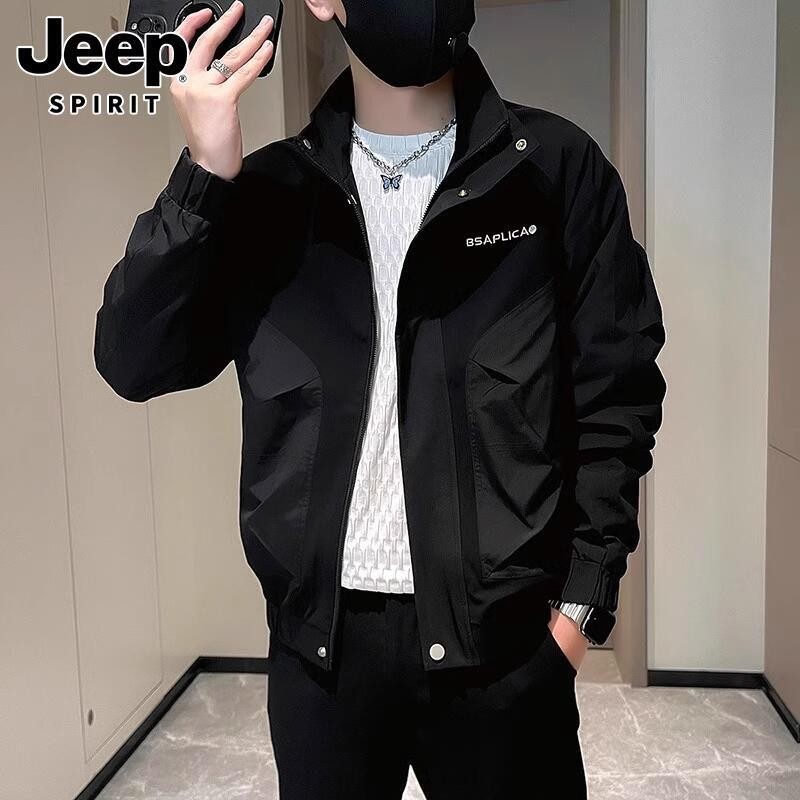 Jeep Spirit Jaket Pria Semi Musim Gugur