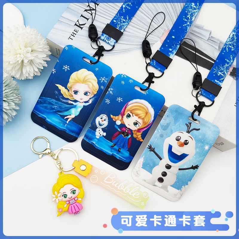 

ID Cart Kampus mahasiswa Kartun Sliding ID Set Kartu Protektif Tutup Kereta bawah tanah Hanging Neck Motif Terbagus