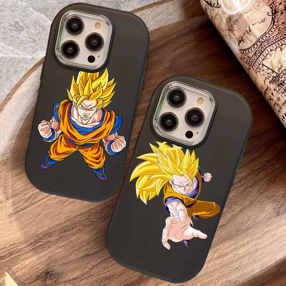 O-47 Super Dragon Ball Hitam Silikon Casing untuk Realme 11 Pro C11 N53 C55 C67 C65 C63 C61 Note 50