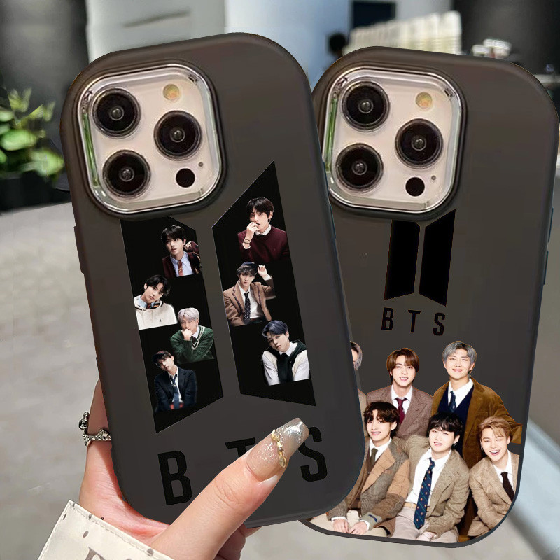 O-40 Bangtan Boys Hitam Silikon Casing untuk Realme 11 Pro C11 N53 C55 C67 C65 C63 C61 Note 50