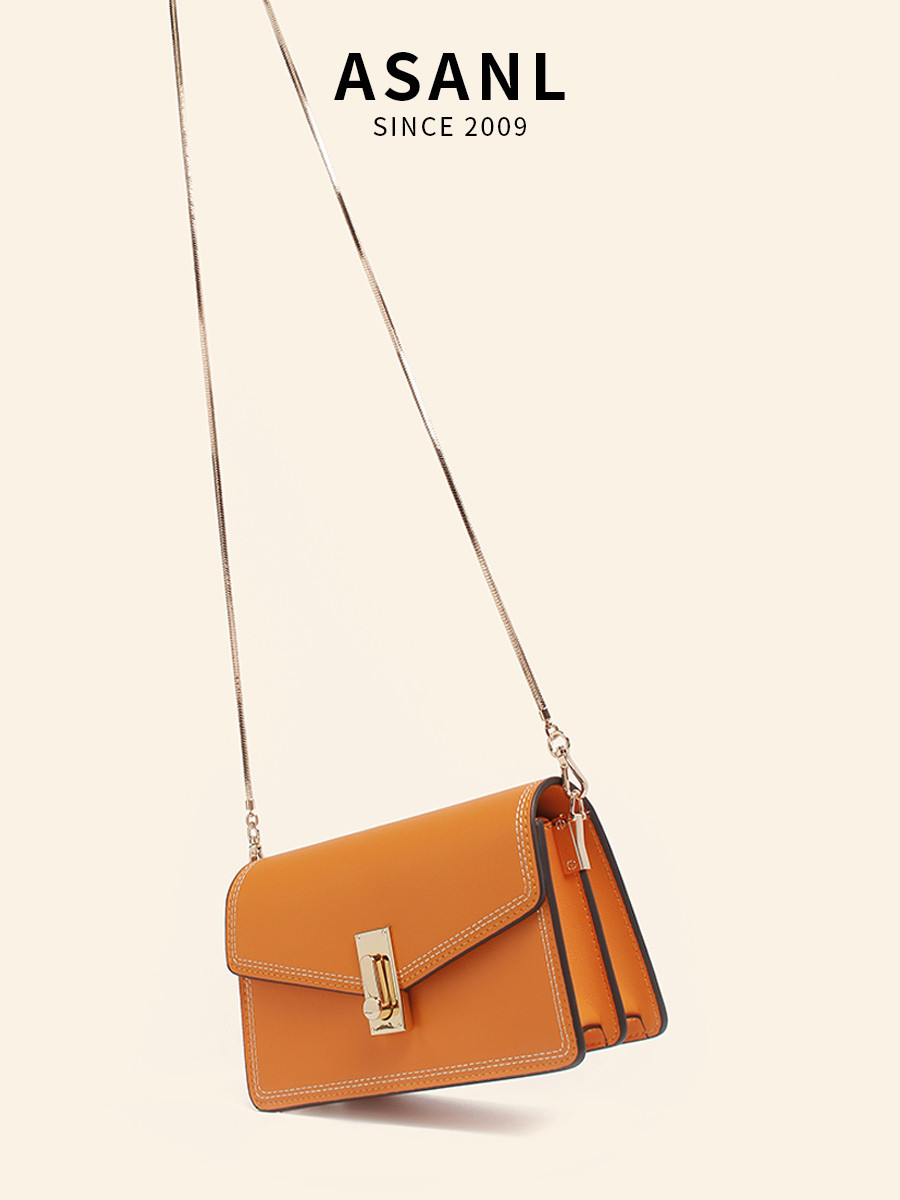 Awal musim semi baru fashion mini bahu kulit asli tas wanita