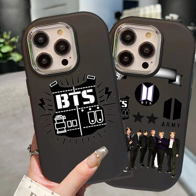 O-32 Bangtan Boys Hitam Silikon Casing untuk Realme 11 Pro C11 N53 C55 C67 C65 C63 C61 Note 50