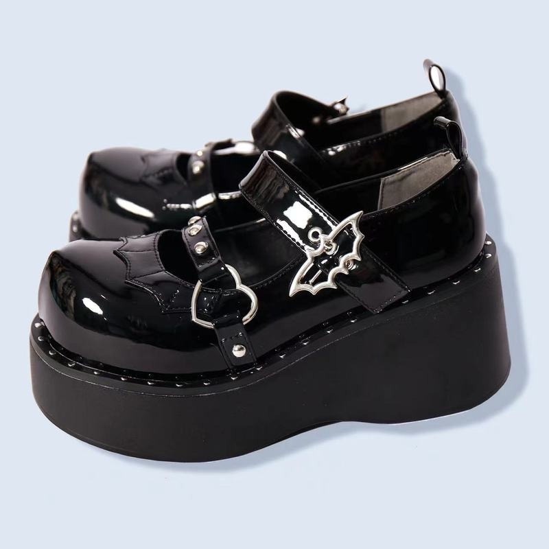 Mary Jane Shoes Sweet Cut Women Pumps Wedge Heels Platform