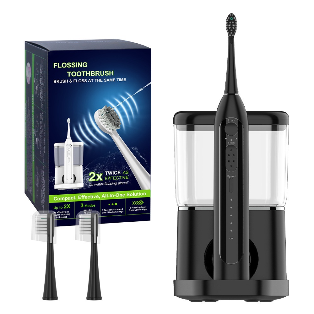 Berus baru air floss integrasi dua dalam satu berus listrik portable gigi flushing kapasitas tinggi