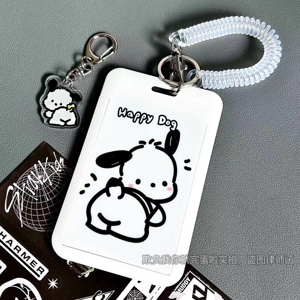 

ID Cart Pc Hard Cute Small Parcel Access Set Public Transport Student Meal ID Subway Card Campus Cover Motif Terbagus