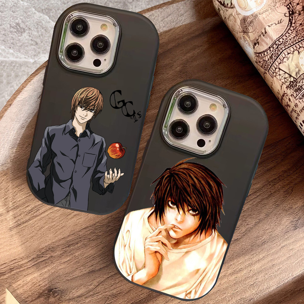 O-30 Death Note Hitam Silikon Casing untuk Realme 11 Pro C11 N53 C55 C67 C65 C63 C61 Note 50